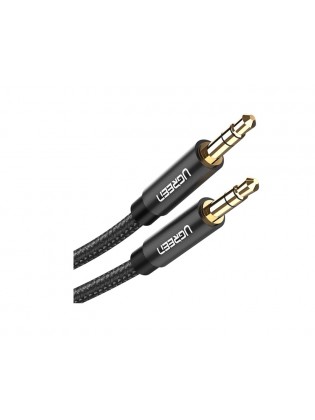 აუდიო კაბელი: UGREEN AV112 3.5mm Male To 3.5mm Male Cable 1m Black - 50361