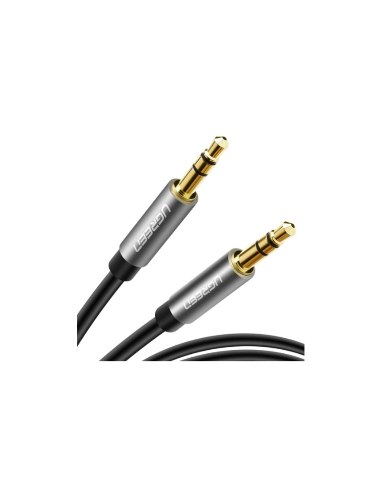 აუდიო კაბელი: UGREEN AV119 3.5mm AUX Cable 0.5m Black - 10732