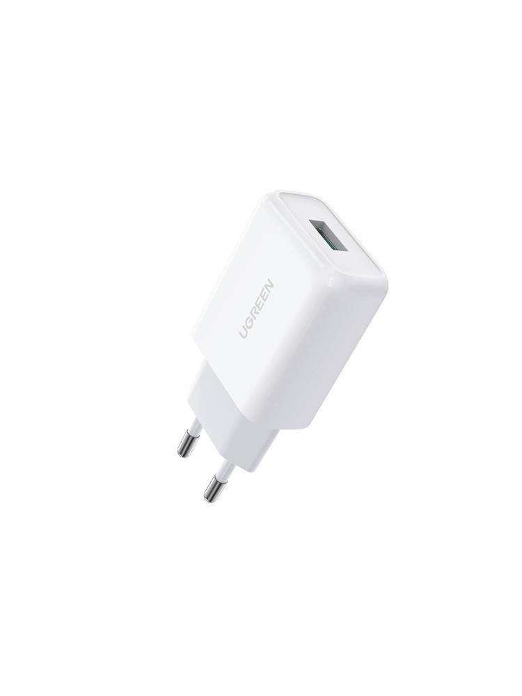 დამტენი: Ugreen CD122 18W USB Fast Charger White - 10133