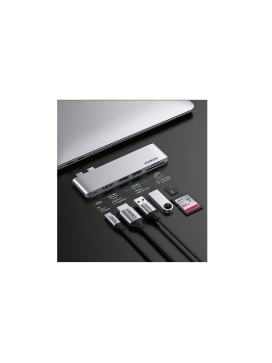 ადაპტერი: UGREEN CM380 USB-C Multifunction Adapter - 80856