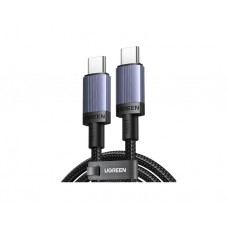 კაბელი: Ugreen L528 USB Type-C Cable 100W 1m Grey/Black - 65832