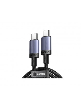 კაბელი: Ugreen L528 USB Type-C Cable 100W 1m Grey/Black - 65832