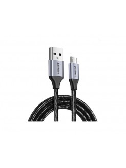 კაბელი: UGREEN US290 USB2.0 A to Micro USB Cable 1m Black - 60146