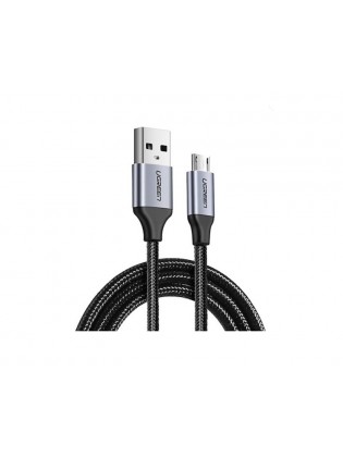 კაბელი: UGREEN US290 USB2.0 A to Micro USB Cable 1m Black - 60146