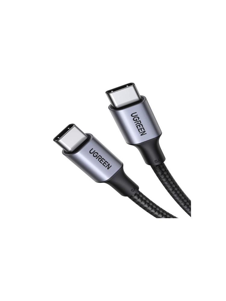 კაბელი: UGREEN US316 USB Type-C 100W Cable 2m Black - 70429