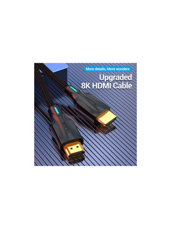 კაბელი: Vention AAUBG 8K/60Hz HDMI Cable 1.5m Black