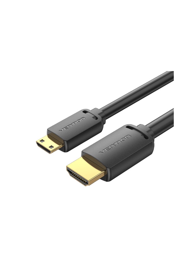 კაბელი: Vention AGHBG 4K/60Hz Mini HDMI to HDMI Cable 1.5m Black