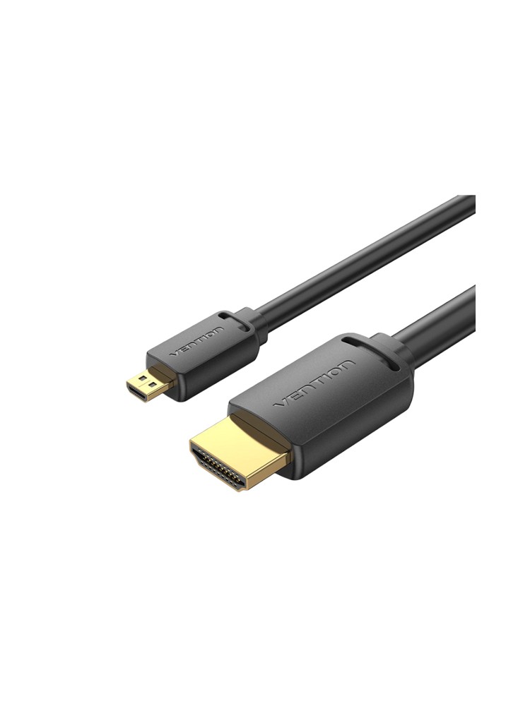 კაბელი: Vention AGIBG 4K/60Hz Micro HDMI to HDMI Cable 1.5m Black