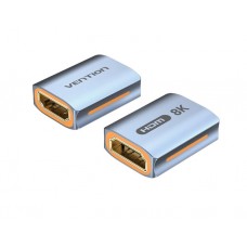 ადაპტერი: Vention AIUH0 8K/60Hz HDMI to HDMI Female Adapter Gray Aluminum