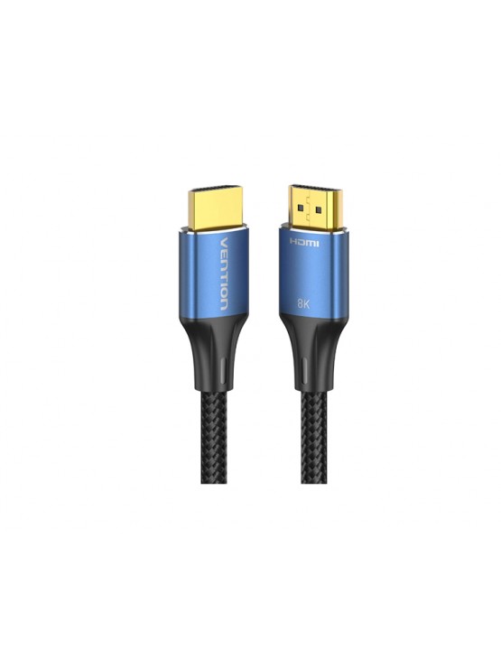 კაბელი: Vention ALGLH 8K/60Hz HDMI Cable 2m Blue Aluminum