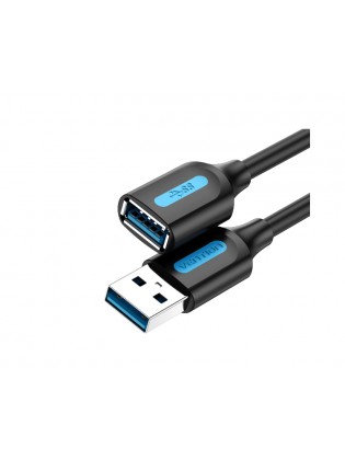 კაბელი: Vention CBHBF USB 3.0 Extension Cable 1m Black