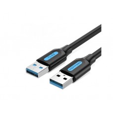 კაბელი: VENTION CONBH USB 3.0 A Male to A Male Cable 2M Black PVC Type