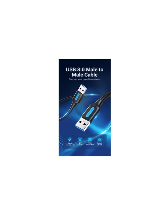 კაბელი: Vention CONBH USB 3.0 Cable 2m Black