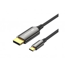კაბელი: Vention CRFBH 8K/60Hz USB-C to DisplayPort Cable 2m Black