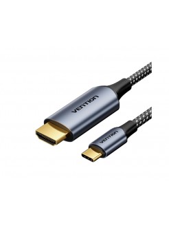 კაბელი: Vention CRHHAC 4K/60Hz USB-C to HDMI Cable 1.8m Black