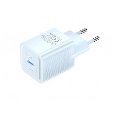 დამტენი: Vention FEPL0-EU 1-Port USB-C GaN Charger 20W EU-Plug Blue