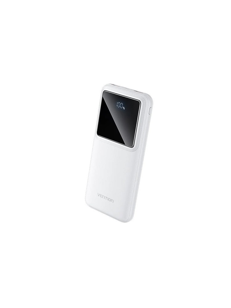 პოტრატული დამტენი: Vention FHKW0 10.000mAh Power Bank 22.5W With LED Display White