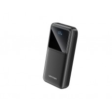 პოტრატული დამტენი: Vention FHLB0 20.000mAh Power Bank 22.5W With LED Display Black