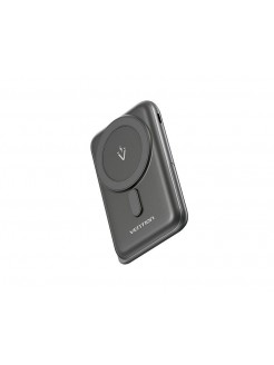 პორტატული დამტენი: Vention FHNB0 10.000mAh Magnetic Wireless Power Bank 20W Black