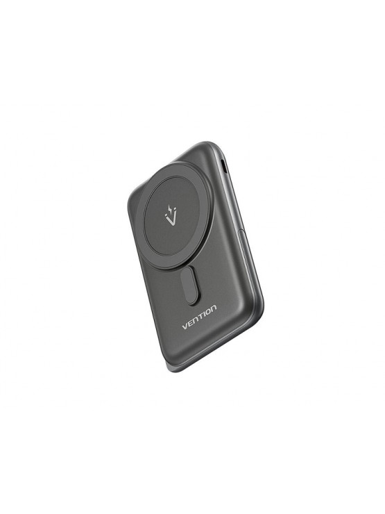 პოტრატული დამტენი: Vention FHNB0 10.000mAh Magnetic Wireless Power Bank 20W Black