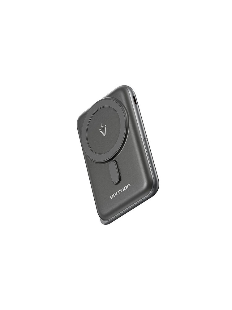 პოტრატული დამტენი: Vention FHNB0 10.000mAh Magnetic Wireless Power Bank 20W Black