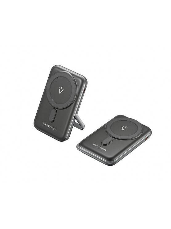 პოტრატული დამტენი: Vention FHNB0 10.000mAh Magnetic Wireless Power Bank 20W Black