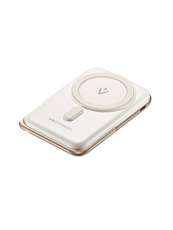 პოტრატული დამტენი: Vention FHNW0 10.000mAh Magnetic Wireless Power Bank 20W White