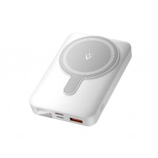 პოტრატული დამტენი: Vention FHTW0 10.000mAh Magnetic Wireless Power Bank 22.5W With LED Display White