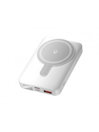 პოტრატული დამტენი: Vention FHTW0 10.000mAh Magnetic Wireless Power Bank 22.5W With LED Display White