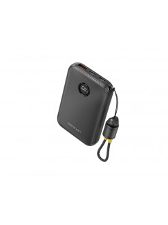პორტატული დამტენი: Vention FKAB0-C 10.000mAh Power Bank 22.5W With LED Display Black