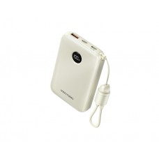 პოტრატული დამტენი: Vention FKAN0-C 10.000mAh Power Bank 22.5W With LED Display Beige