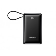 პორტატული დამტენი: Vention FKDM0 20.000mAh Power Bank 65W With LED Display Gray