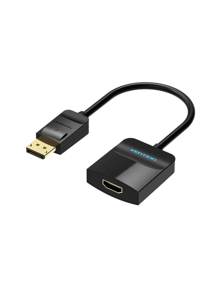 ადაპტერი: Vention HBGBB 4K/30Hz DisplayPort to HDMI Converter 0.15m Black