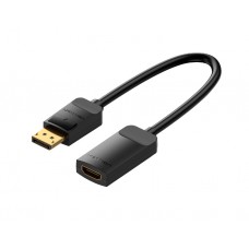 ადაპტერი: Vention HBZBB 4K/60Hz DisplayPort to HDMI Converter 0.15m Black