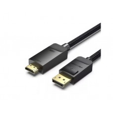 კაბელი: Vention HFKBH 4K/60Hz DisplayPort to HDMI Cable 2m Black