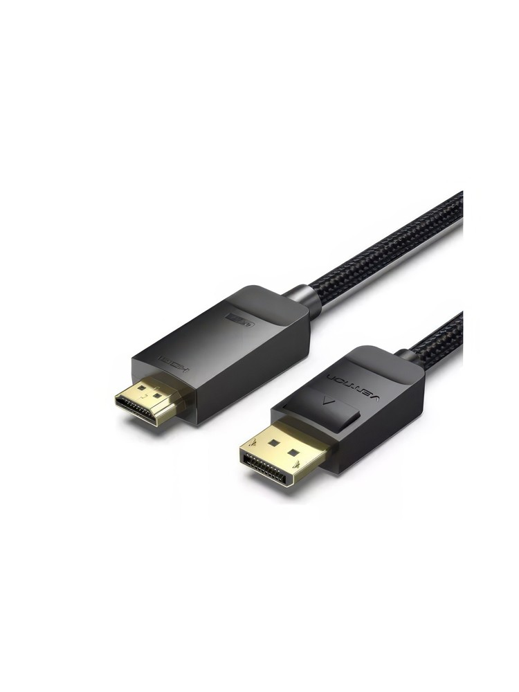 კაბელი: Vention HFKBH 4K/60Hz DisplayPort to HDMI Cable 2m Black
