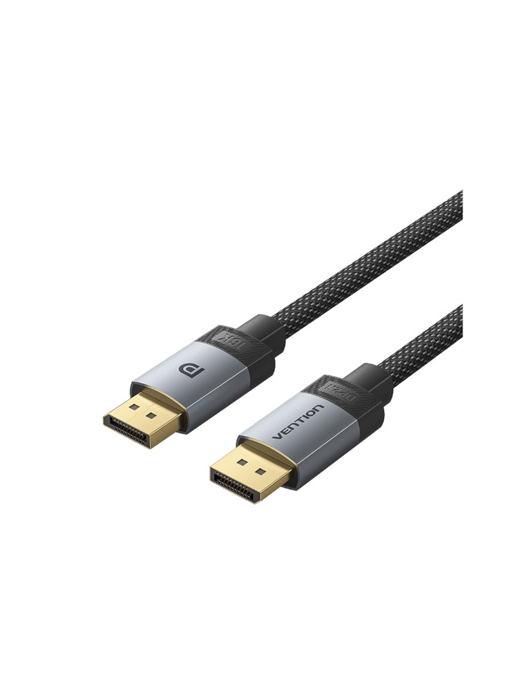 კაბელი: Vention HGBHJ 16K/60Hz DisplayPort Cable 5m Grey Aluminum