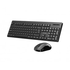 კლავიატურა-მაუსი: Vention KTZB0-EN Wireless Full-Sized Silent Keyboard and Mouse EN layout Black