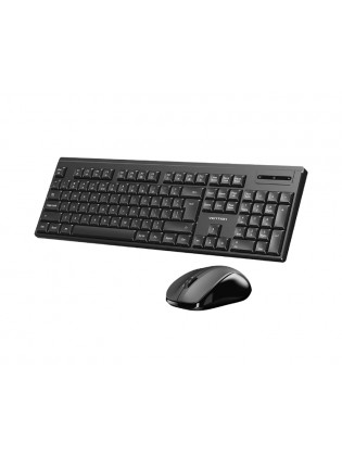 კლავიატურა-მაუსი: Vention KTZB0-EN Wireless Full-Sized Silent Keyboard and Mouse EN layout Black