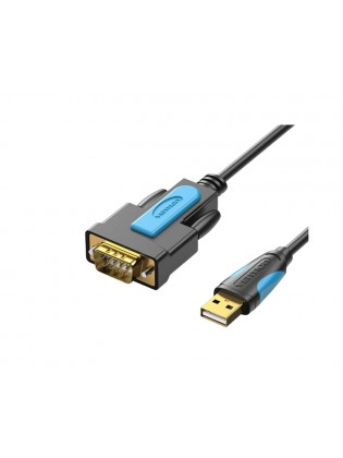 კაბელი: Vention VAS-C02-B150 USB to RS232 Serial Cable 1.5m Black