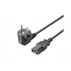 დენის კაბელი: Vention ZCGBAC 3-Prong C13 Connector EU-Plug Power Cord 1.8m