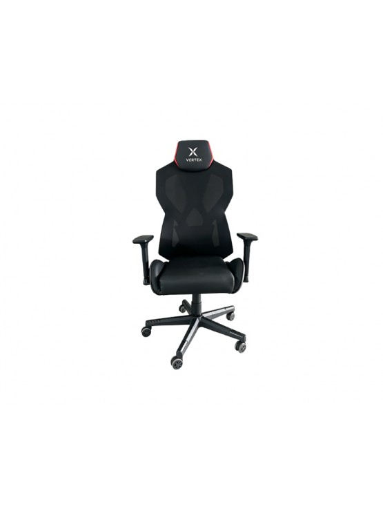 გეიმერული სავარძელი: Vertex CyberNova Gaming Chair With RGB light Black Mesh