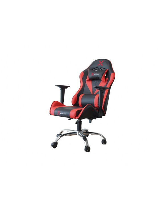 გეიმერული სავარძელი: Vertex Gemu Gaming Chair Black & Red PVC