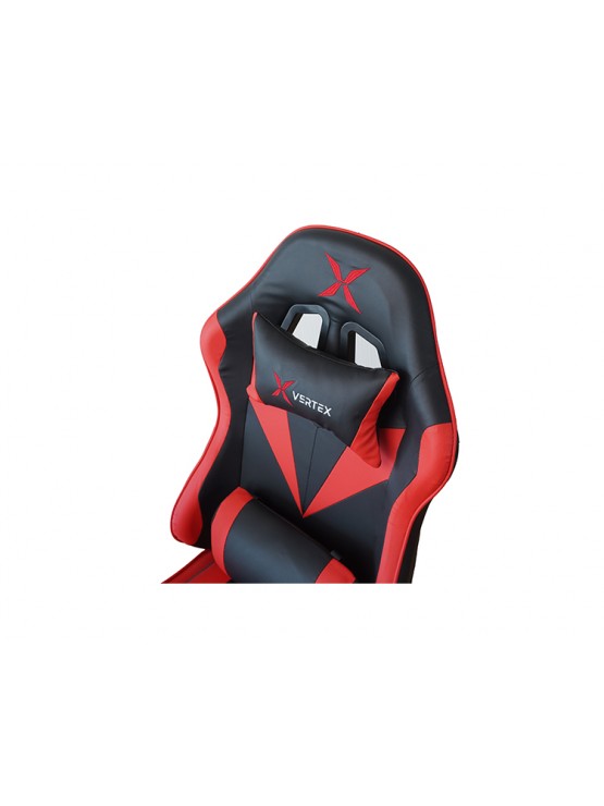 გეიმერული სავარძელი: Vertex Gemu Gaming Chair Black & Red PVC