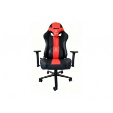გეიმერული სავარძელი: Vertex HellRunner Gaming Chair Black/Red PU