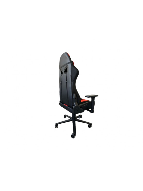 გეიმერული სავარძელი: Vertex HellRunner Gaming Chair Black/Red PU