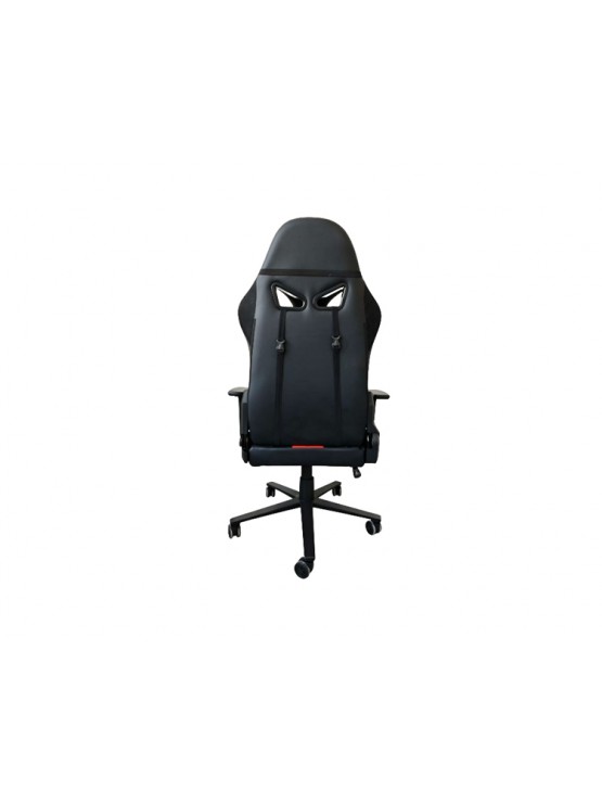 გეიმერული სავარძელი: Vertex HellRunner Gaming Chair Black/Red PU