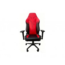 გეიმერული სავარძელი: Vertex Inferno Gaming Chair Black/Red Car Leather