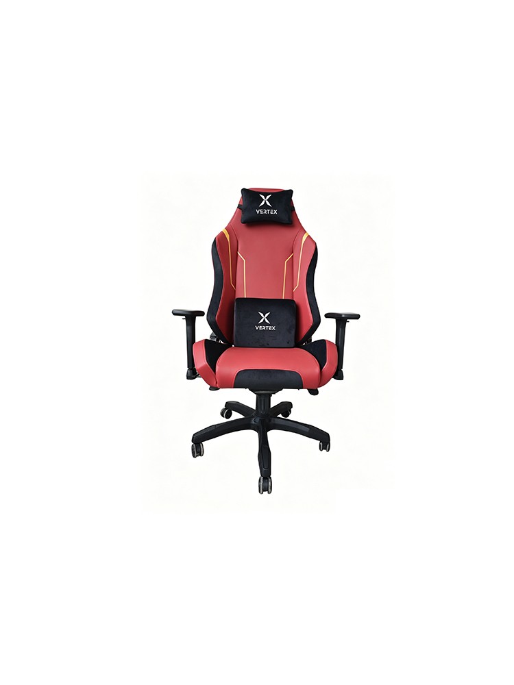 გეიმერული სავარძელი: Vertex Monarch Gaming Chair Bordeaux Car Leather