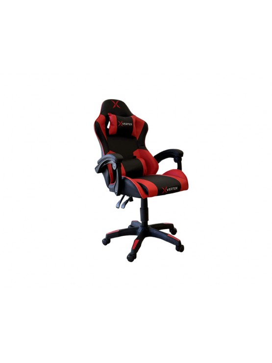 გეიმერული სავარძელი: Vertex Noho Gaming Chair Black/Red PVC